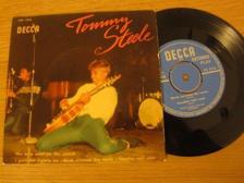 Tumnagel för auktion "Tommy Steele EP 1958 / The Only Man On The Island-Rock around the Town+2""