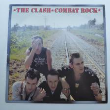 Tumnagel för auktion "LP-Skiva - The Clash - Combat Rock - 1982 - Holland"