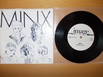 Tumnagel för auktion "Minx 7”; Övergivna tårar + 1, kbd punk powerpop"