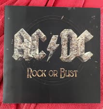 Tumnagel för auktion "AC/DC - Rock Or Bust (Vinyl) 3D omslag. 180 g. Toppskick!"