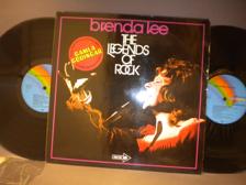 Tumnagel för auktion "BRENDA LEE - THE LEGENDS OF ROCK - 2 -LP"