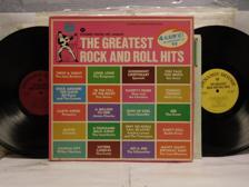 Tumnagel för auktion "THE GREATEST ROCK AND ROLL HITS - V/A - 4-LP BOX"