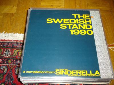 Tumnagel för auktion "Lp" -V/A The Swedish Stand 1990"
