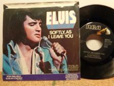 Tumnagel för auktion "ELVIS: RCA. PB-11212. SOFTLY, AS I LEAVE YOU+1. US-PRESS. M-"