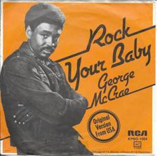 Tumnagel för auktion "George McCrae - Rock your baby / Rock your baby part 2 1974 VG+"