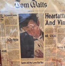 Tumnagel för auktion "Tom Waits – Heartattack And Vine Blues Rock,"