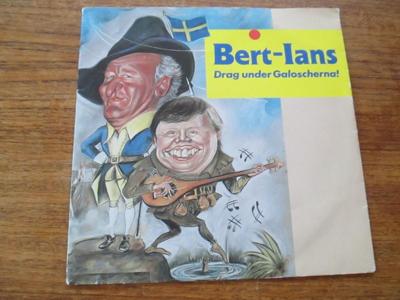 Tumnagel för auktion "BERT-IANS Drag under galoscherna! **Ny Demokrati valet 1991** (7" vinylsingel)"