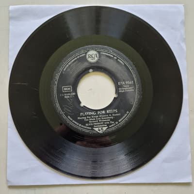 Tumnagel för auktion "Elvis Presley EP. Germany press. Rock n roll."