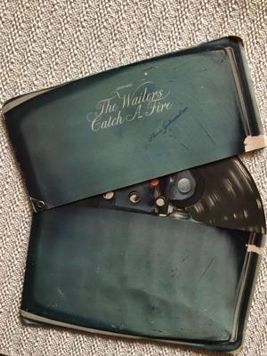 Tumnagel för auktion "The Wailers - BOB MARLEY - Catch a Fire - UK 1973 LP - klassiker - Zippo cover"