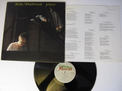 Tumnagel för auktion "Mike Westbrook. Piano. 1978 Original Records England. Text-insert."