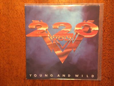 Tumnagel för auktion "220 Volt "Young and wild""