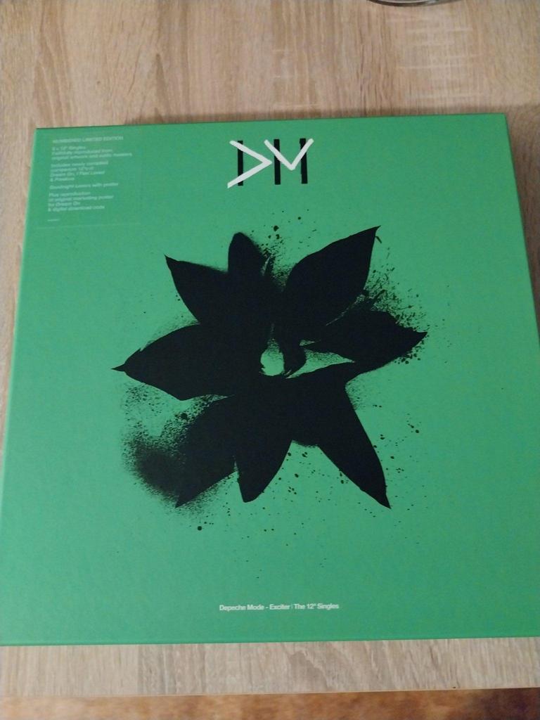Depeche Mode Exciter 12" singles box Vinylkoll