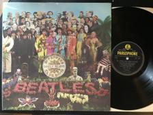 Tumnagel för auktion "Beatles - Sgt peppers lonely hearts club band     LP"