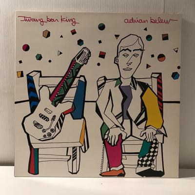 Tumnagel för auktion "Adrian Belew - Twang Bar King LP 1983 (ncb-press, Island Records)"