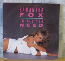 Tumnagel för auktion "SAMANTHA FOX :: IM ALL YOU NEED (7``)  NL Press"