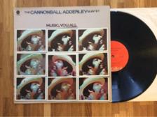 Tumnagel för auktion "Lp Cannonball adderley-Music, you all us press"