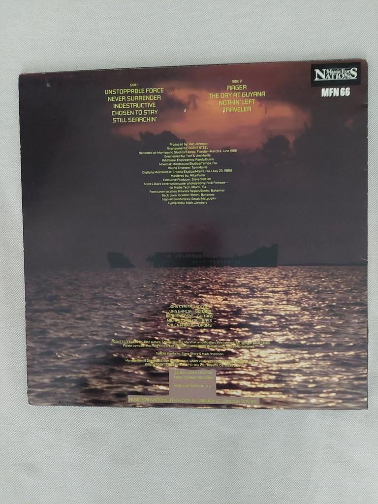 Agent Steel Lp Unstoppable Force Vinylkoll