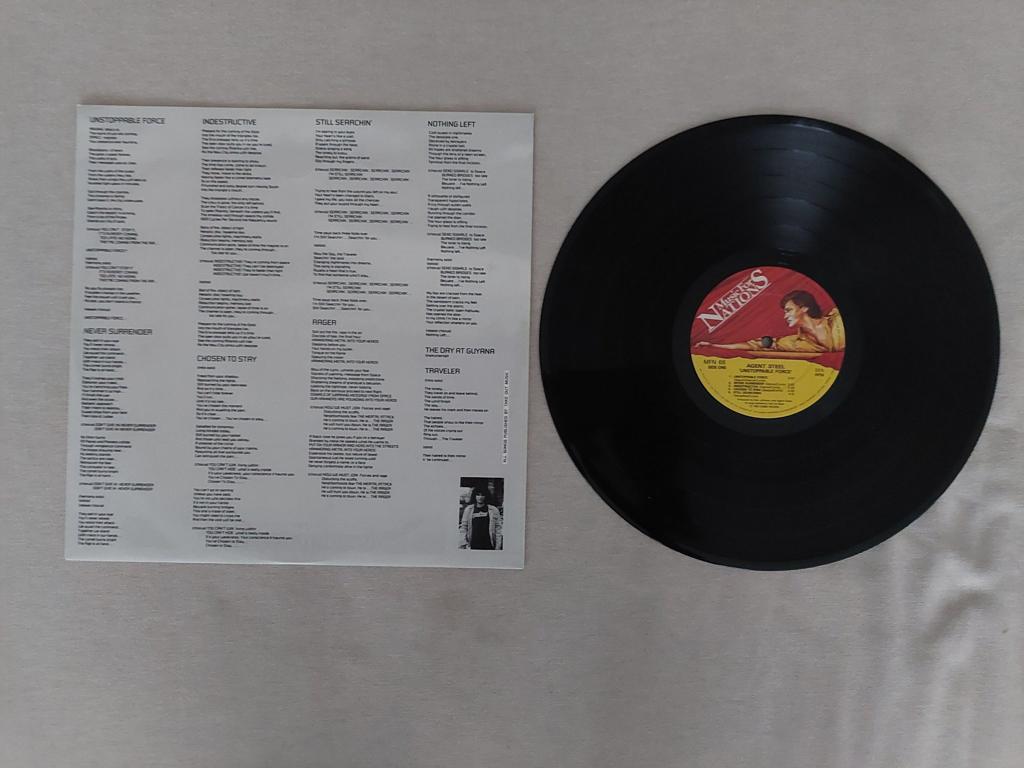 Agent Steel Lp Unstoppable Force Vinylkoll