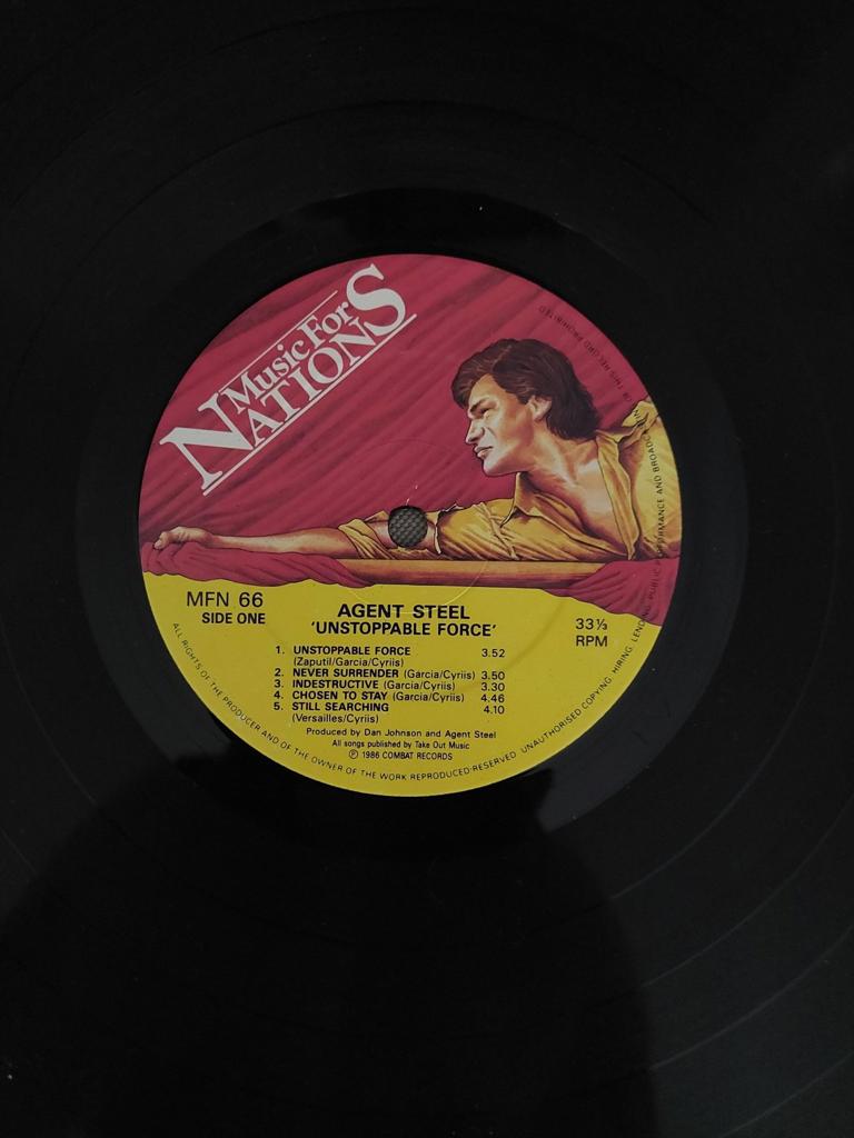 Agent Steel Lp Unstoppable Force Vinylkoll