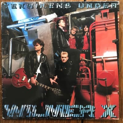 Tumnagel för auktion "Wilmer X - Teknikens Under - vinyl album 1988"