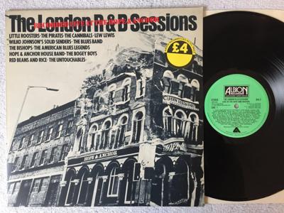 Tumnagel för auktion "V/A the London R&B sessions LP -80 UK ALBION DAI 2 garage blues rock"