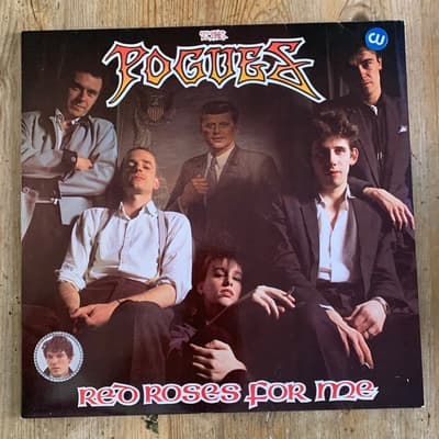 Tumnagel för auktion "The Pogues - Red Roses For Me, Europe, 1988"