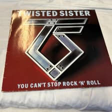 Tumnagel för auktion "Twisted Sister - You Can't Stop Rock n' Roll - Vinyl LP"