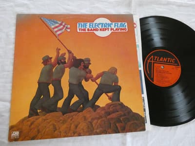Tumnagel för auktion "The Electric Flag The Band Kept Playing Atlantic SD 18112 1974"