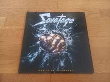 Tumnagel för auktion "Savatage - Power of the night LP heavy metal hard rock"