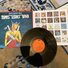 Tumnagel för auktion "Tomas Ledin vinyl knivhuggar rock"