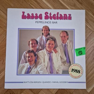Tumnagel för auktion "Lasse Stefanz - Peppelinos Bar Vinyl LP"