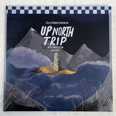 Tumnagel för auktion "V/A Up North Trip (Beat Compilation) 2xLP 2021 Swe SHELTA"