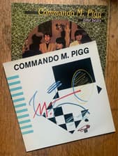 Tumnagel för auktion "COMMANDO M PIGG X2 vinyl LP SKIVA pop rock ALTERNATIVE"