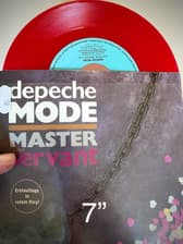 Tumnagel för auktion "Depeche Mode - Master And Servant (7" Single, Red Vinyl)"