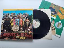 Tumnagel för auktion "The Beatles - Sgt. Pepper's Lonely Hearts Club Band / US 1971"