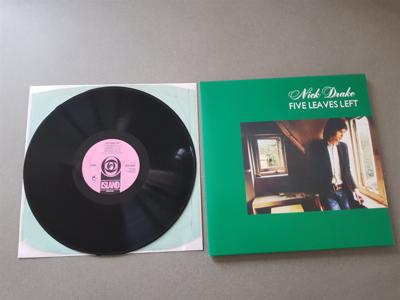 Tumnagel för auktion " Nick Drake - Five Leaves Left (vinyl), bra skick!"