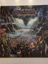 Tumnagel för auktion "Saxon - Rock the nations - LP"