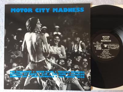 Tumnagel för auktion "V/A motor city madness LP -88 GLITTERHOUSE GR 0033 grunge / garage rock"