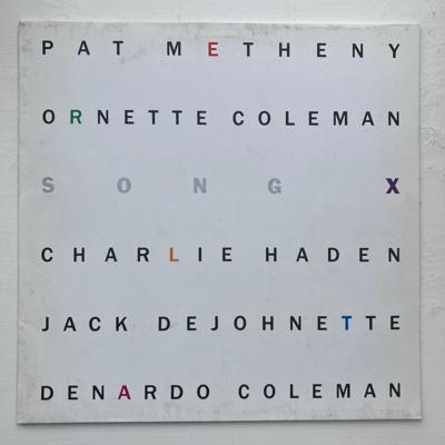 Tumnagel för auktion "LP Pat Metheny & Ornette Coleman: Song X"