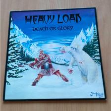 Tumnagel för auktion "HEAVY LOAD - DEATH OR GLORY - LP - SWEDEN 1ST PRESS 1982 - TLP 822."