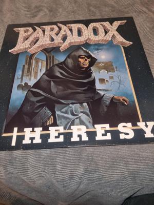 Tumnagel för auktion "Paradox – Heresy - (Roadracer Records – RO 9506 1 ) (1990) Europe"