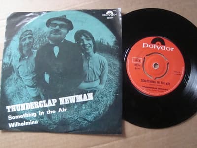 Tumnagel för auktion "Thunderclap Newman Singel Utgiven I Scandinavium 1969 Something In The Air"
