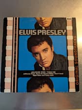 Tumnagel för auktion "Elvis Presley - Jailhouse Rock / Tickle Me. Guld färgad vinyl"