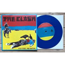 Tumnagel för auktion "The Clash - Stay Free / One Emotion 7” Blue Vinyl Demo Versioner punk rock"