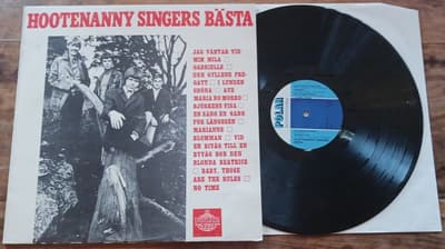 Tumnagel för auktion "The Hotenanny Singers / Bästa / Polar Records / ABBA / LP"