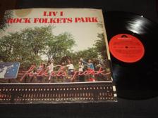 Tumnagel för auktion "LP - ROCKFOLKET. Liv i Rock Folkets Park. 1975"