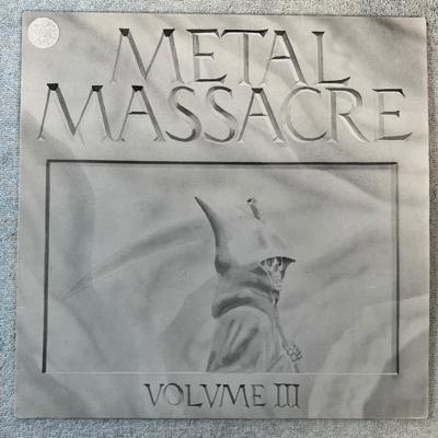 Tumnagel för auktion "V/A Metal Massacre Volume ? LP -83 Ger NOISE N 002"