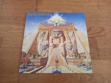 Tumnagel för auktion "Iron maiden - Powerslave LP classic rock heavy metal NWOBHM"