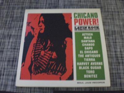 Tumnagel för auktion "V/A - Chicano Power! (Latin Rock In The USA 1969 - 1976) DLP"