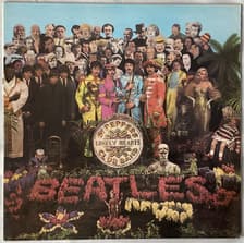 Tumnagel för auktion "THE BEATLES Sgt pepper's lonely hearts club band LP -67 UK PARLOPHONE PMC 7027"